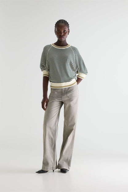 Bellerose Anglet Crewneck Sweater - stripe