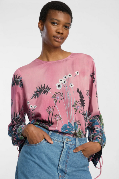 Munthe Basilia Top- Print Berry