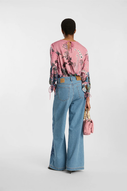 Munthe Basilia Top- Print Berry