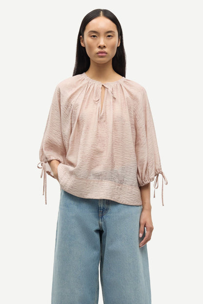 Samsoe Samsoe Samatera ss Blouse -Blooming Pink