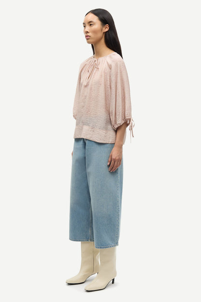 Samsoe Samsoe Samatera ss Blouse -Blooming Pink