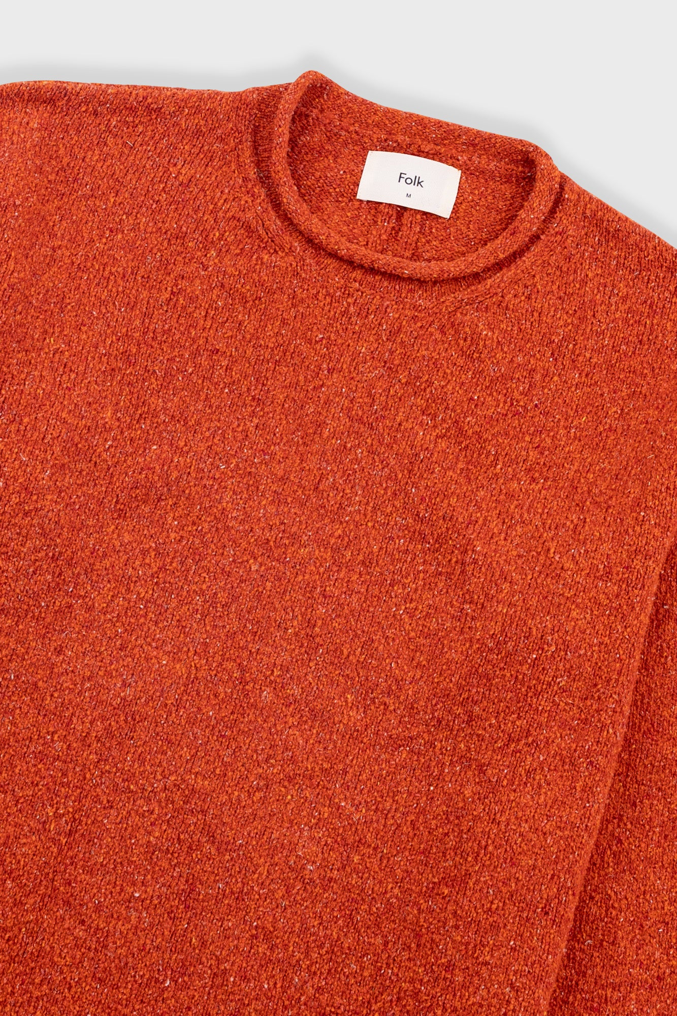 Folk Slouch Crew Red Oxide