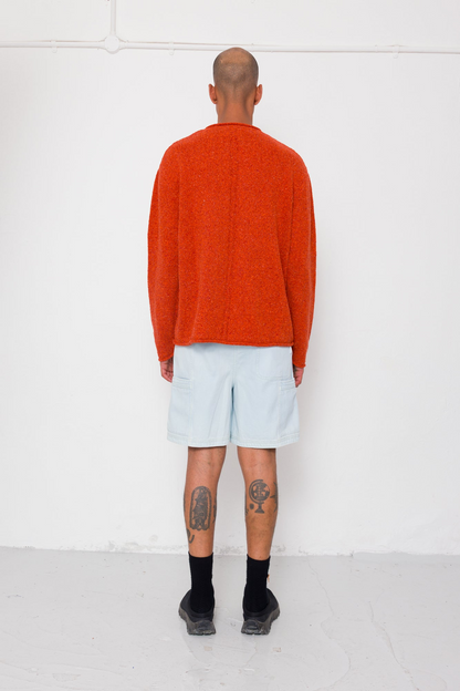 Folk Slouch Crew Red Oxide