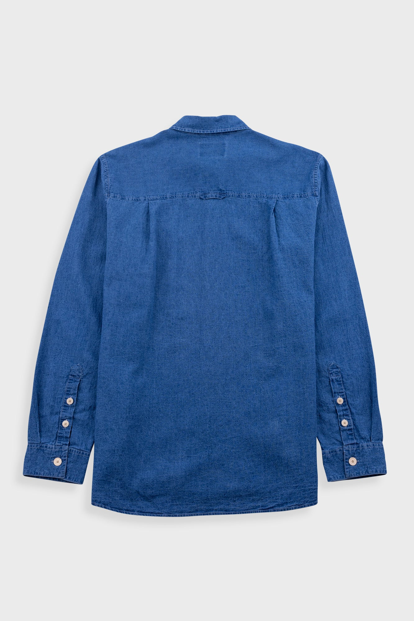 Folk Easy Fit Shirt Indigo Linen