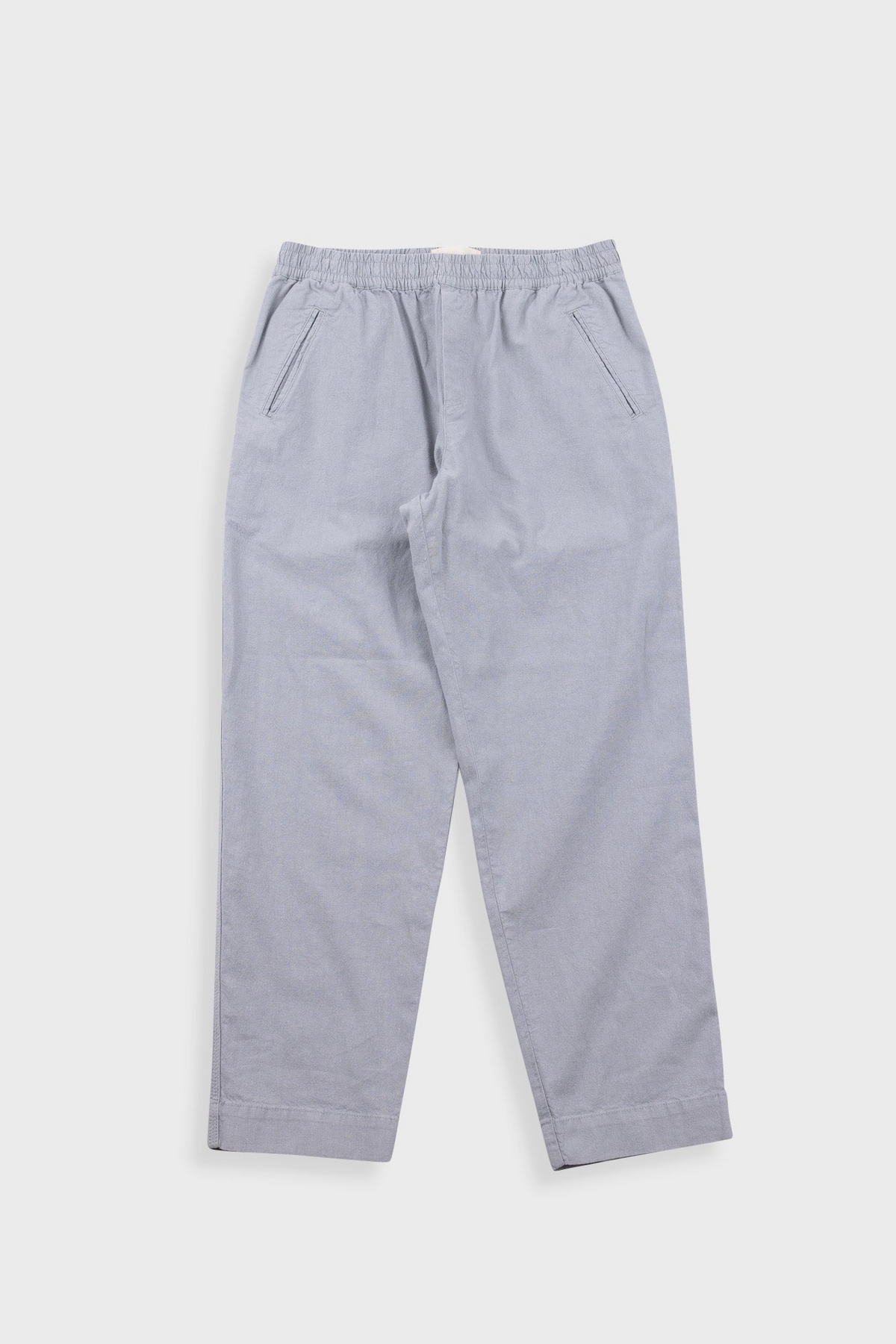 Folk Drawcord Assembly Pant Silver Grey Cotton Linen