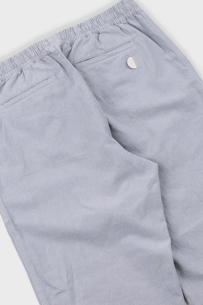 Folk Drawcord Assembly Pant Silver Grey Cotton Linen