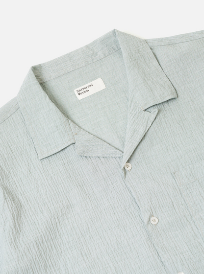 Universal Works Road Shirt - Green Seersucker