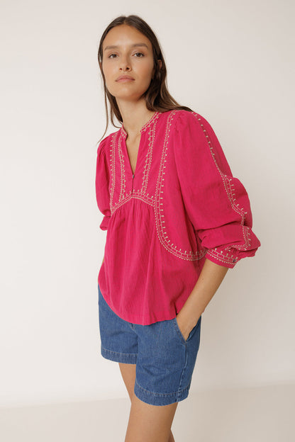 Indi & Cold Lyra Strawberry Shirt