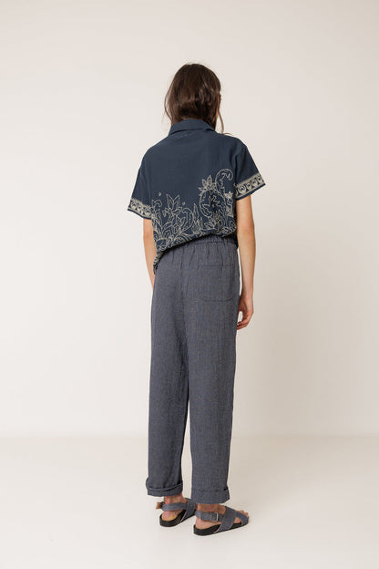 Indi & Cold Lila Indigo Trousers
