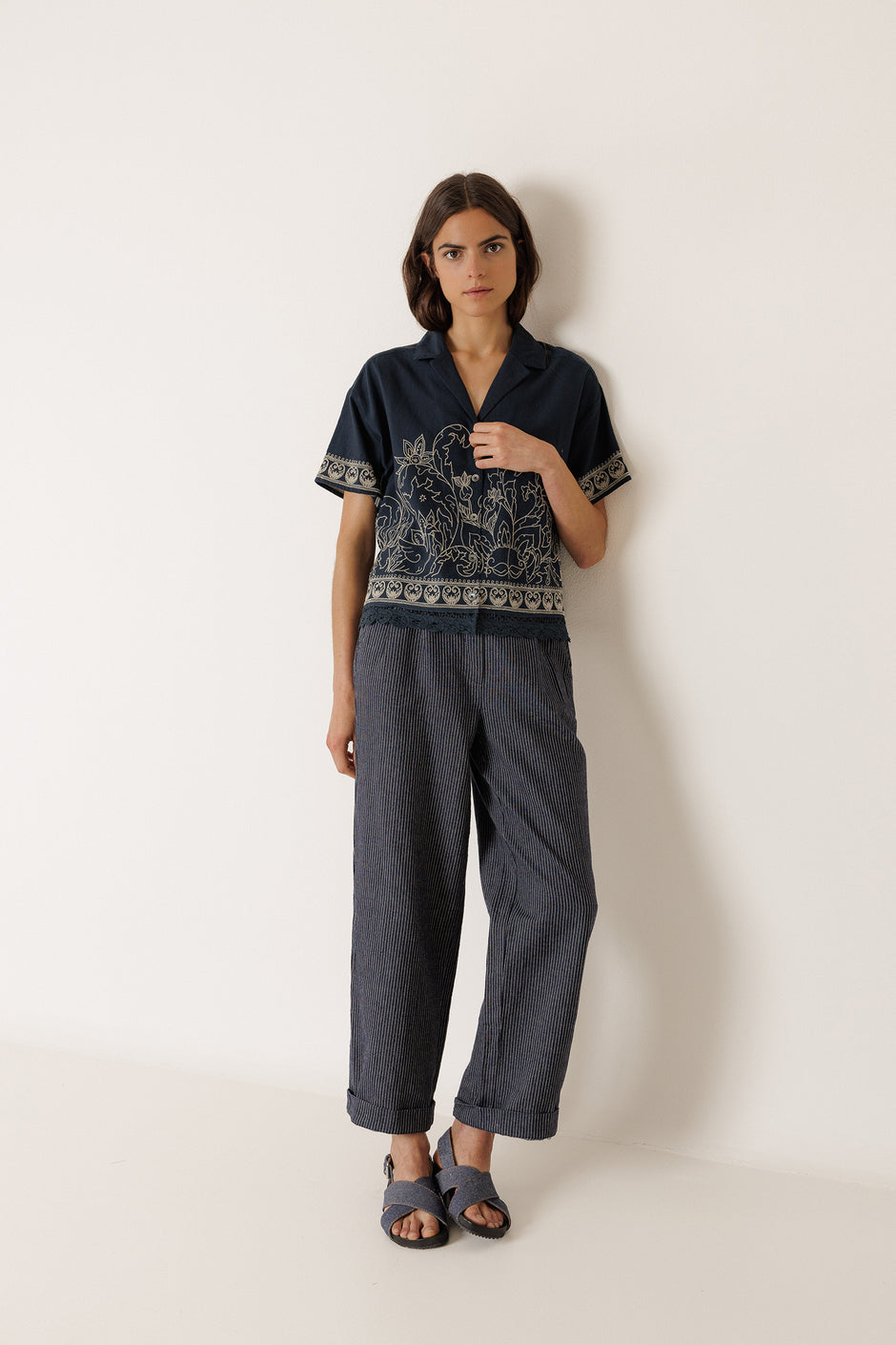 Indi & Cold Ruby Navy Shirt