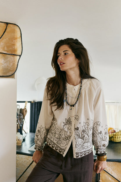 Indi & Cold Luna Ecru Shirt