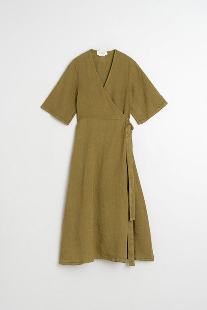 Indi & Cold Esme Khaki Dress