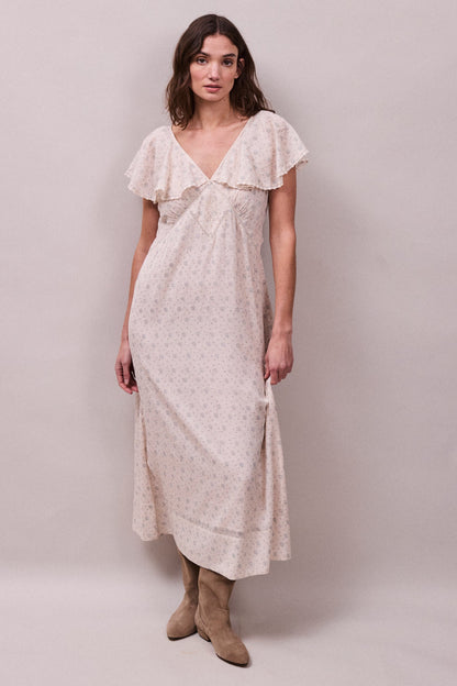 Faune Vivienne Dress - Cornflower Print