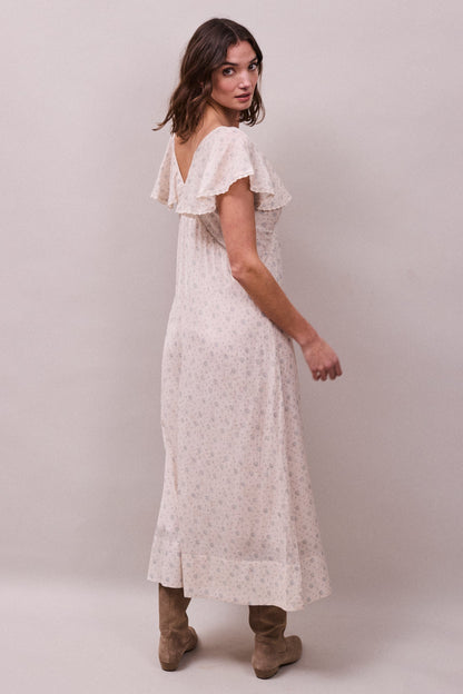 Faune Vivienne Dress - Cornflower Print