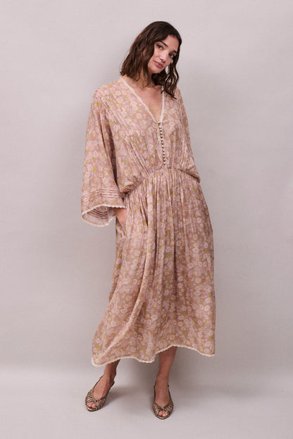 Faune Paloma Dress - Vintage Daisy Print