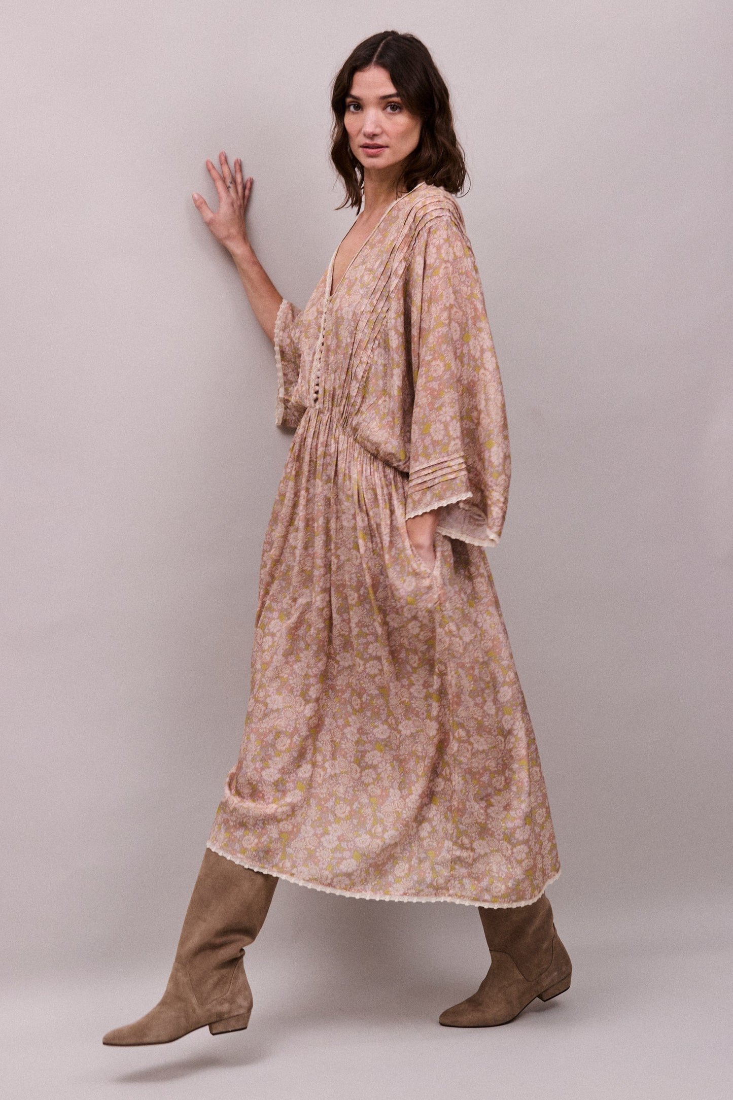 Faune Paloma Dress - Vintage Daisy Print