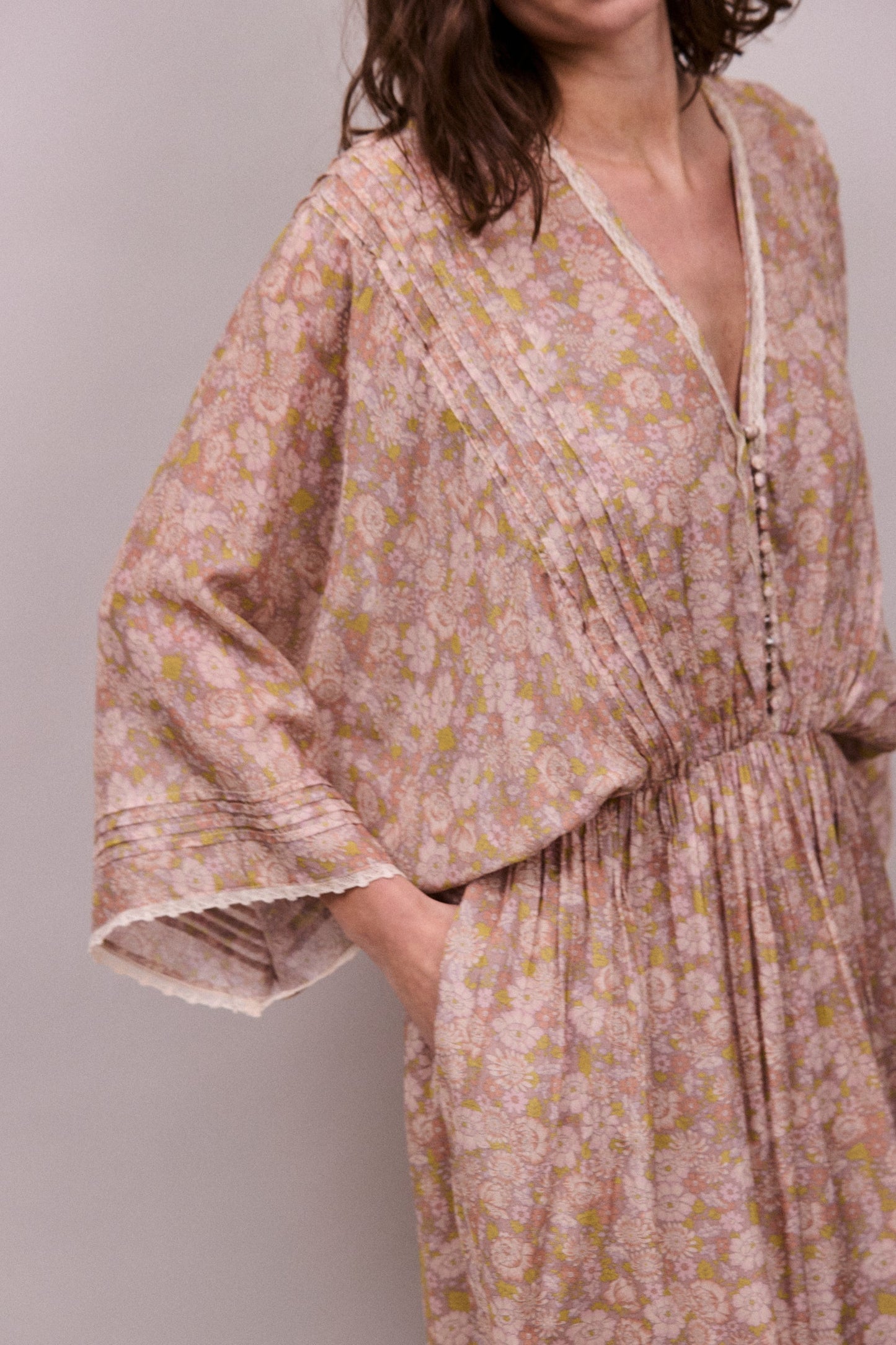 Faune Paloma Dress - Vintage Daisy Print