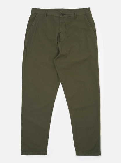 Universal works Military Chino Seersucker Olive