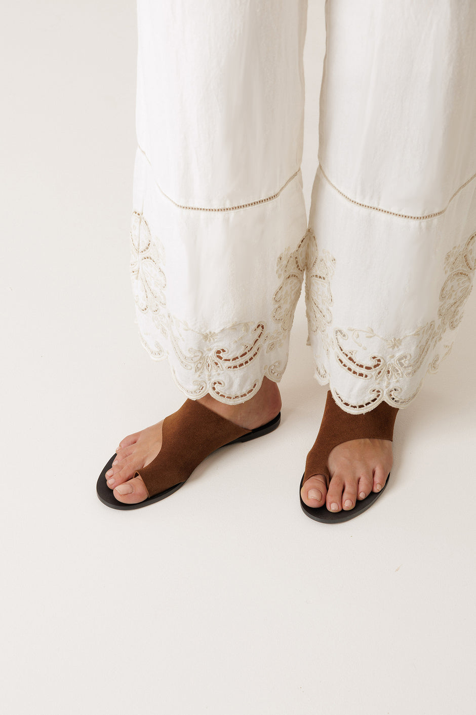Indi & Cold Thea Ecru Trousers