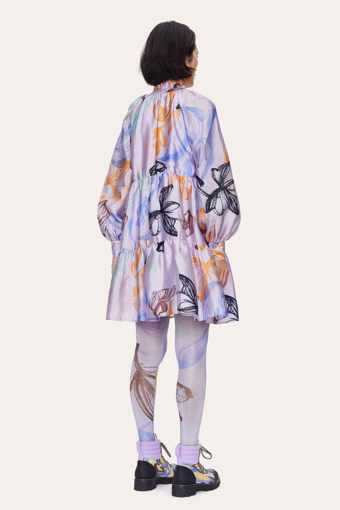 Stine Goya Jasmine Dress Stroke Tulips