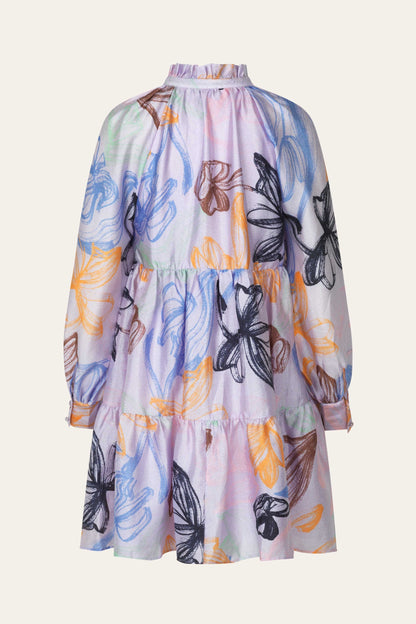 Stine Goya Jasmine Dress Stroke Tulips
