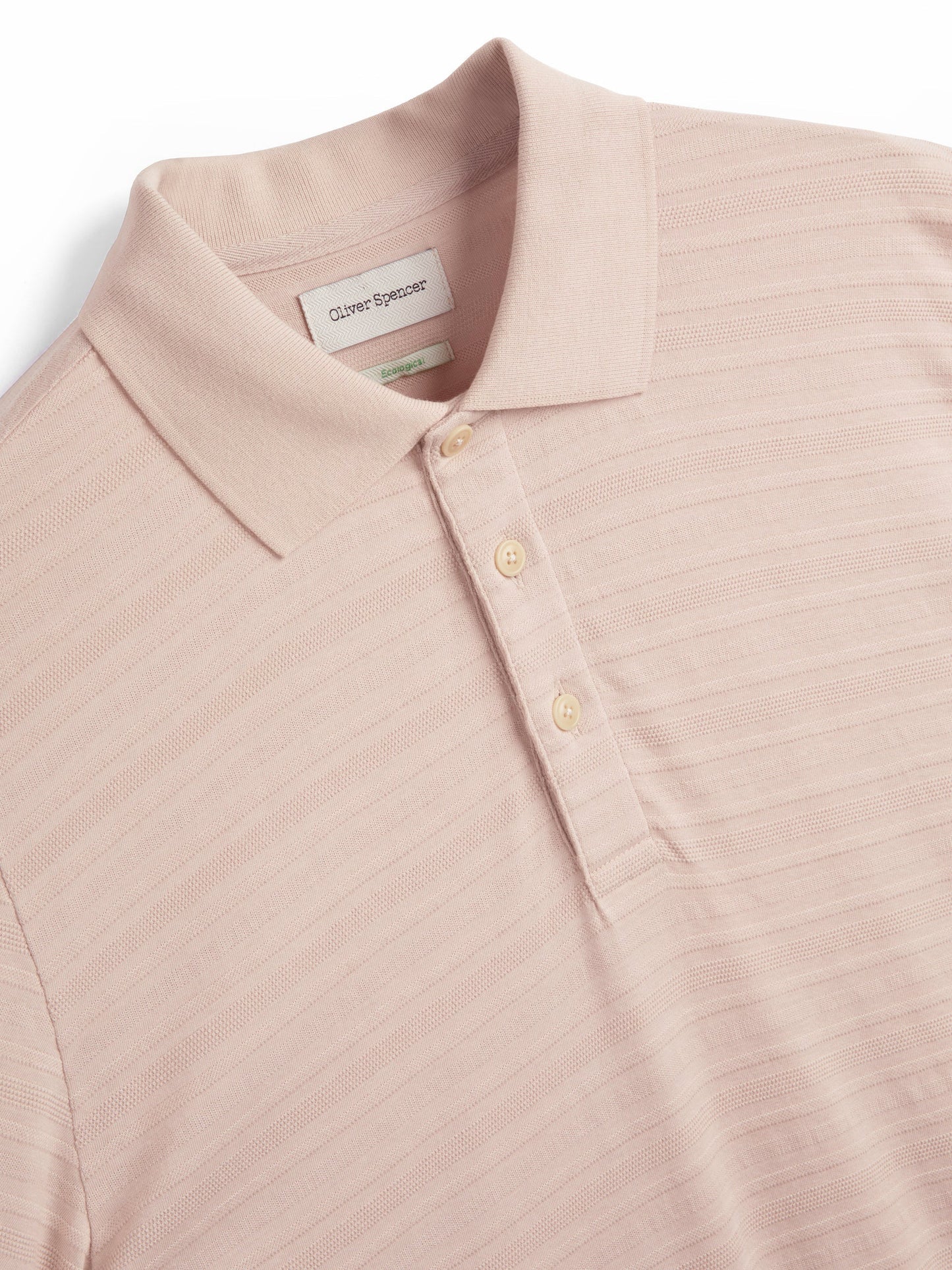 Oliver Spencer Glendale Polo Shirt Dornie Pink