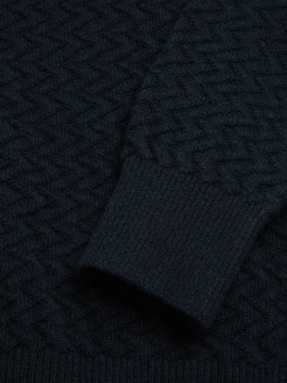 Oliver Spencer Britten Knitted Cardigan Jarvis Navy