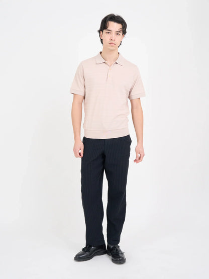 Oliver Spencer Glendale Polo Shirt Dornie Pink