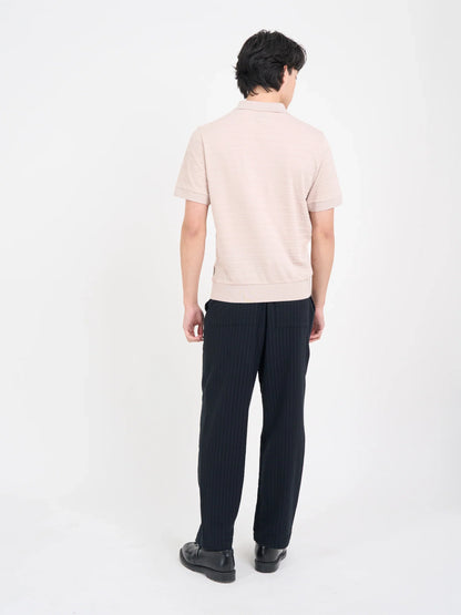 Oliver Spencer Glendale Polo Shirt Dornie Pink