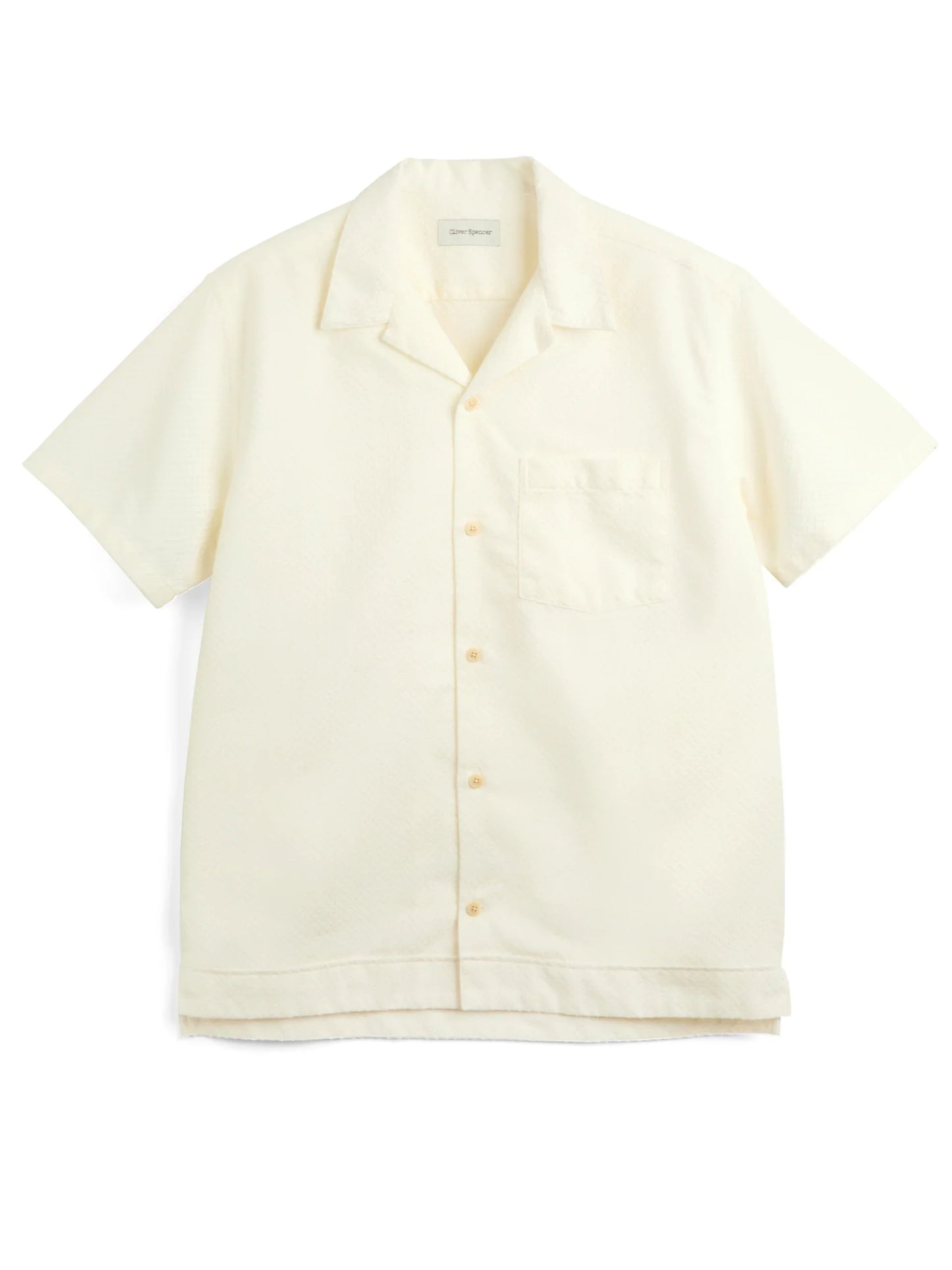 Oliver Spencer Havana Short Sleeve Shirt Cream