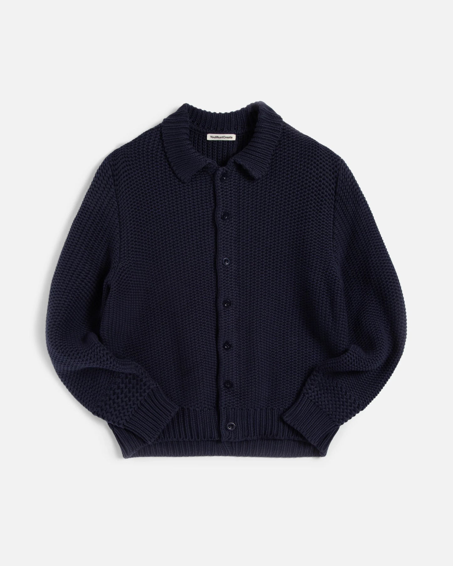 YMC Ratpack Cardigan - Navy