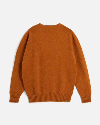 YMC Suedehead Crew Neck Knit - Orange