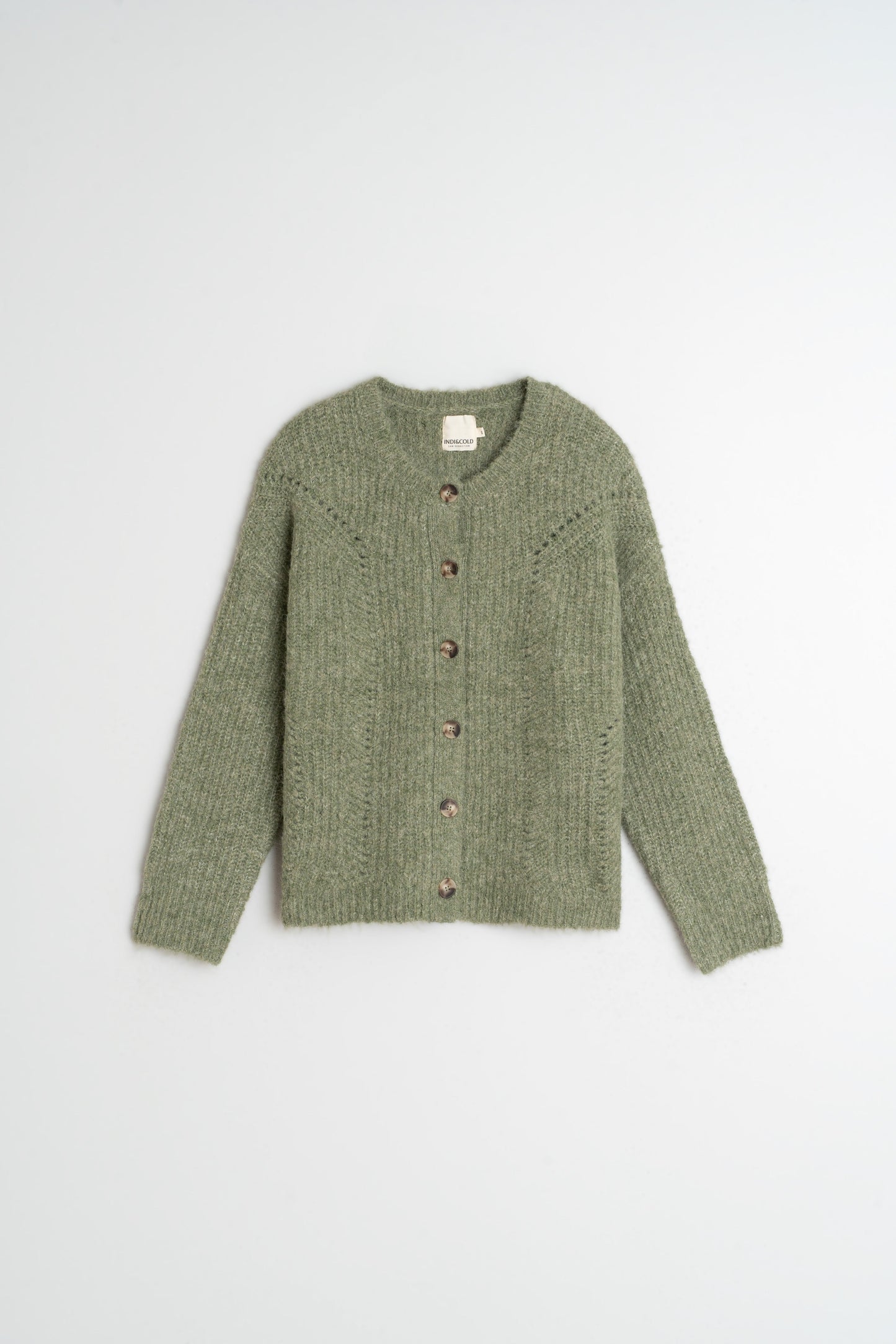 Indi & Cold Cardigan Green