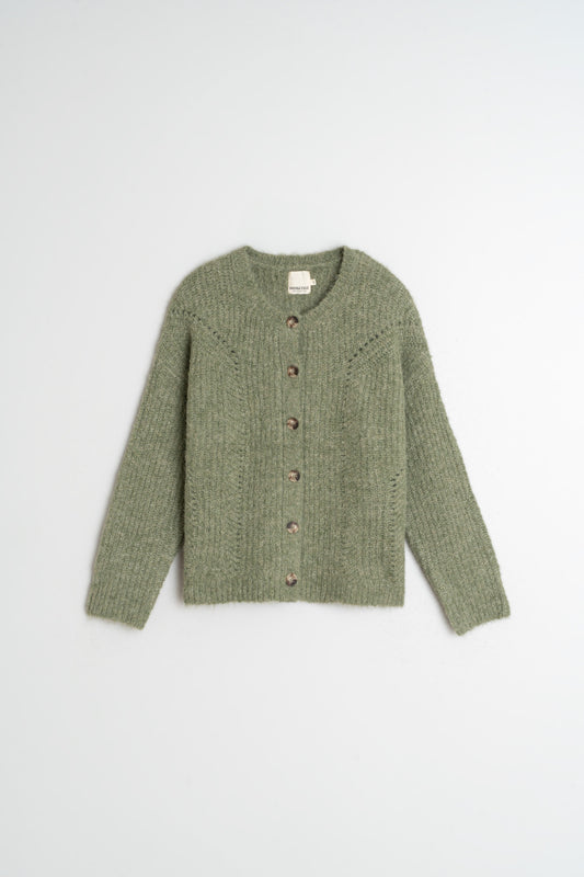 Indi & Cold Cardigan Green