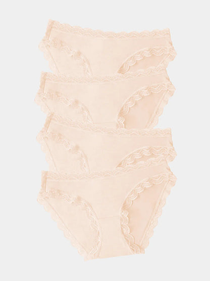 Stripe & Stare Original Knicker Sand (4 Pack)