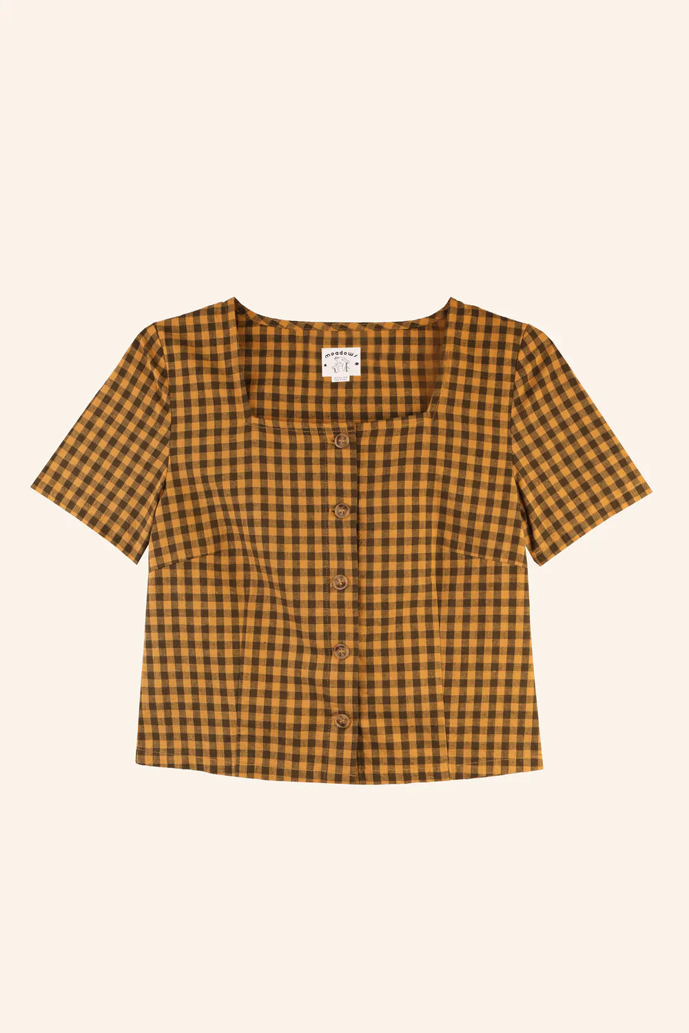 Meadows Alpinum Top Toffee Gingham