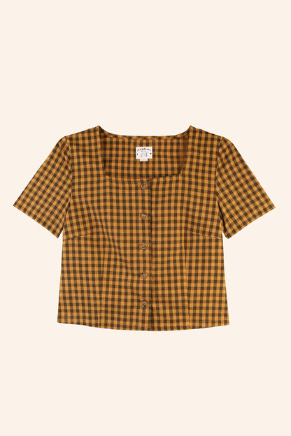 Meadows Alpinum Top Toffee Gingham