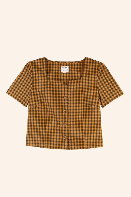 Meadows Alpinum Top Toffee Gingham