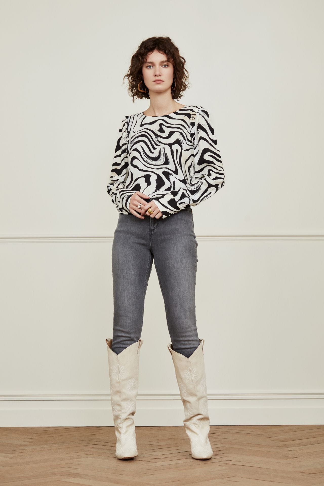 Fabienne Chapot Bowie Coco Top Black Jazzy