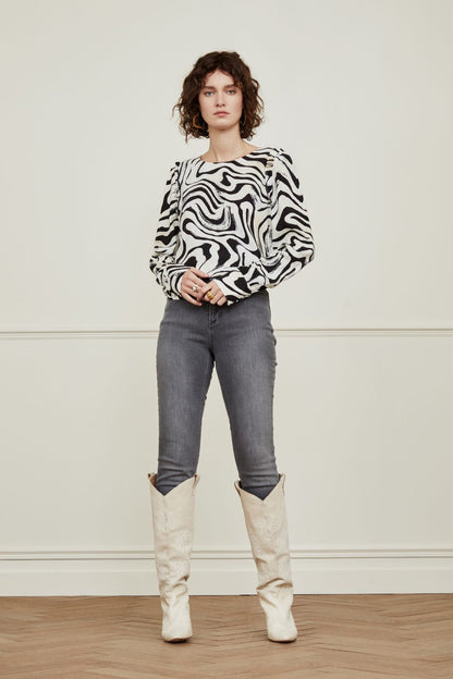 Fabienne Chapot Bowie Coco Top Black Jazzy