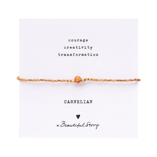 A Beautiful Story Carnelian Bracelet