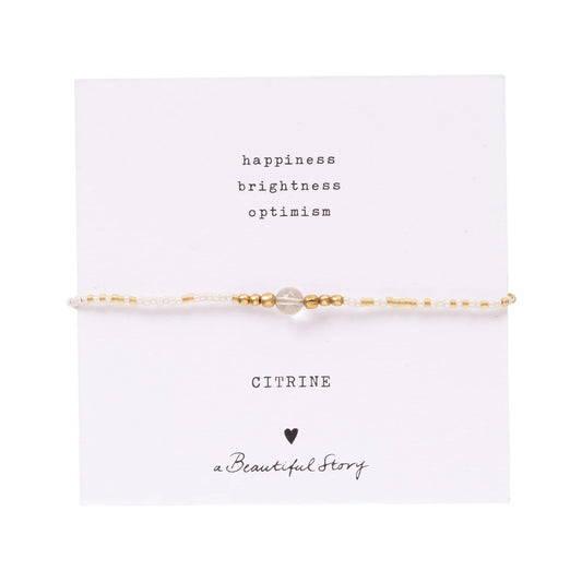 A Beautiful Story Citrine Bracelet