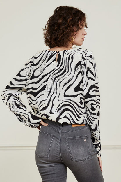 Fabienne Chapot Bowie Coco Top Black Jazzy