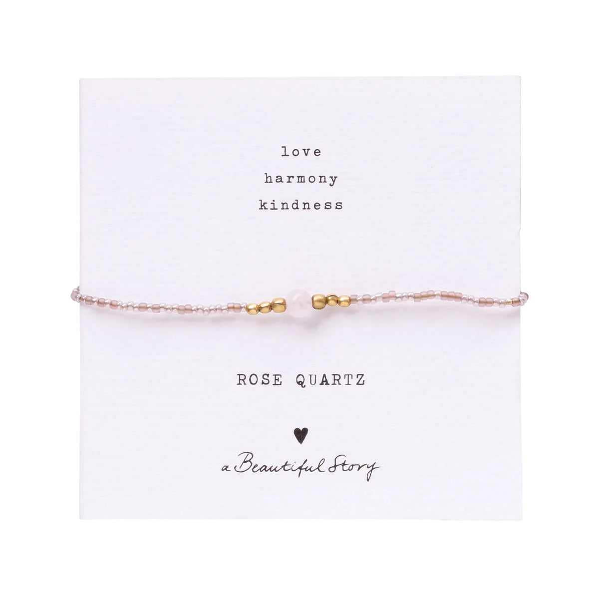 A Beautiful Story Rose Quartz Bracelet