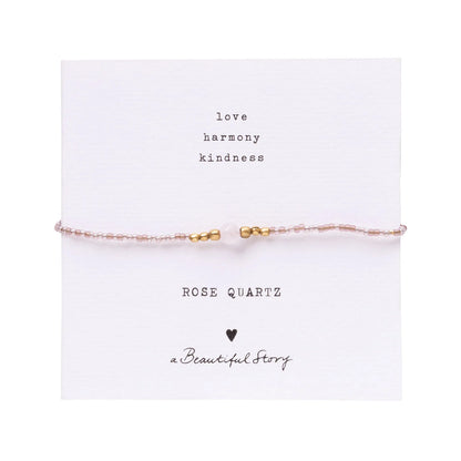 A Beautiful Story Rose Quartz Bracelet