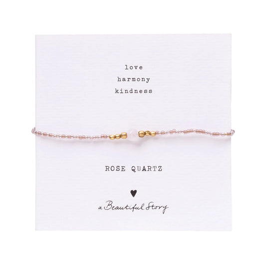 A Beautiful Story Rose Quartz Bracelet