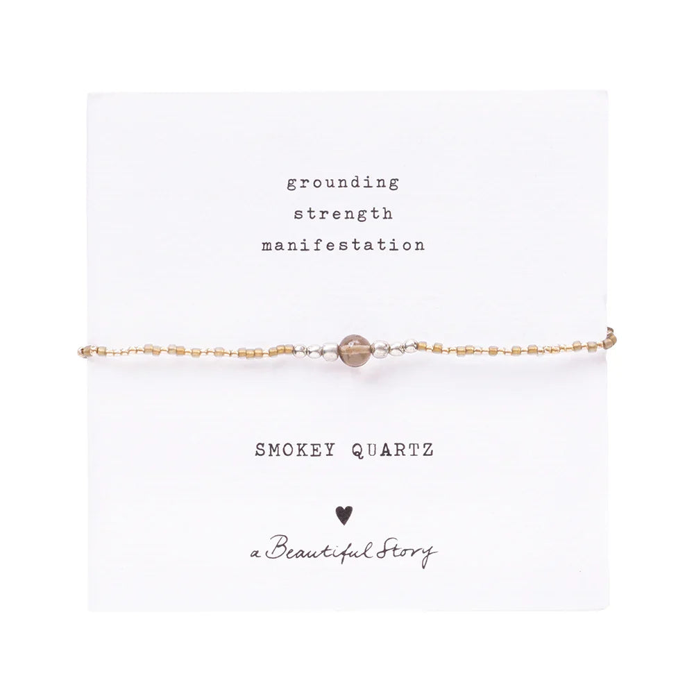 A Beautiful Story Smokey Quartz Bracelet