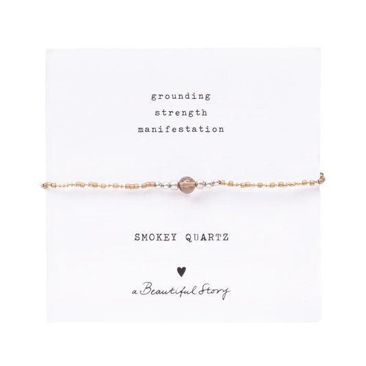 A Beautiful Story Smokey Quartz Bracelet