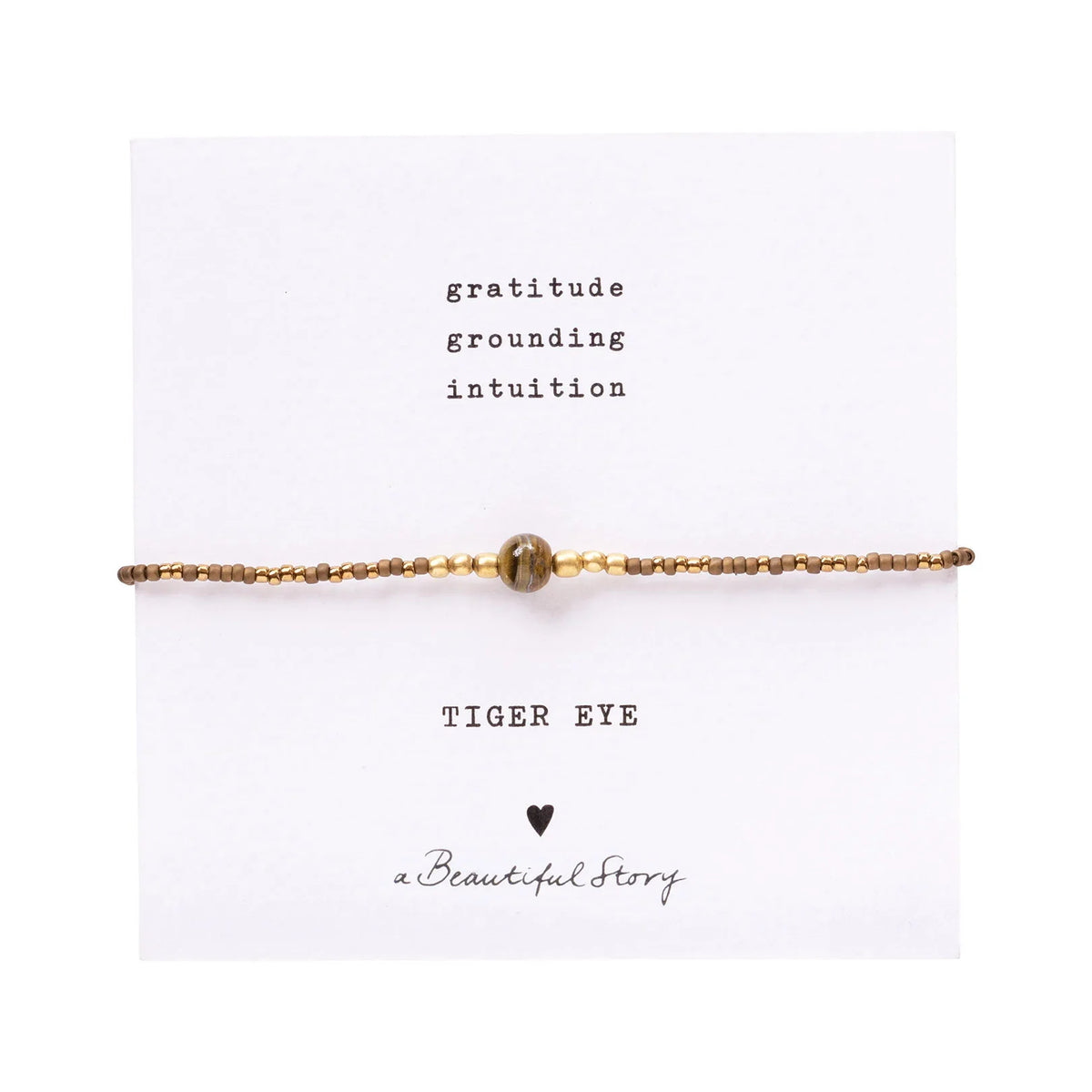 A Beautiful Story Tiger eye Bracelet