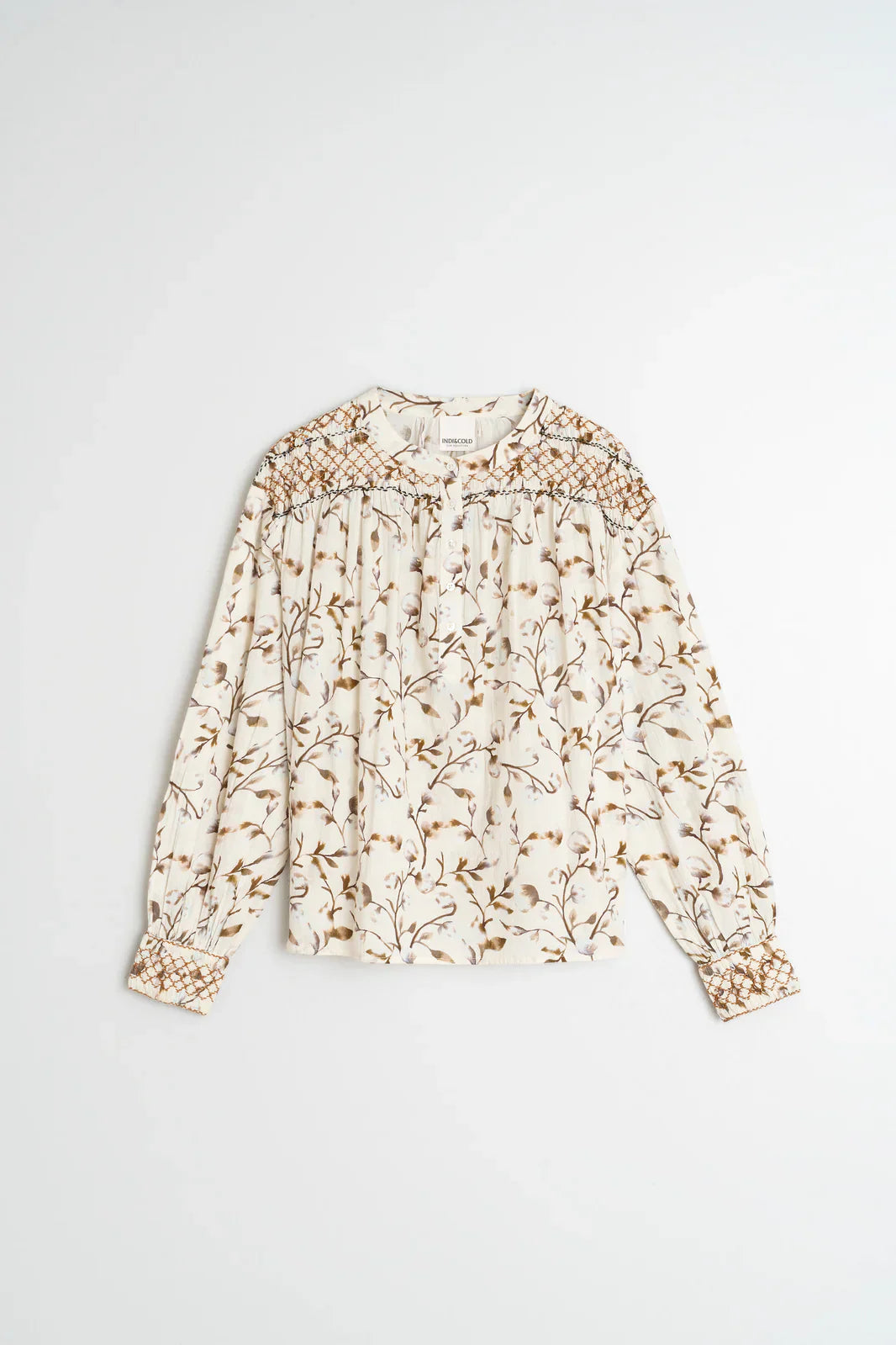 Indi & Cold Smock Detail Blouse